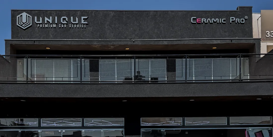 Fachada da Unique Premium Car Service em Araraquara
